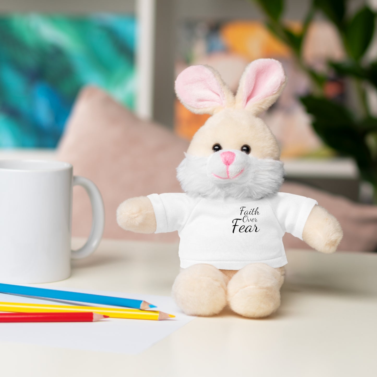 Faith Over Fear Teddy Bear with Tee