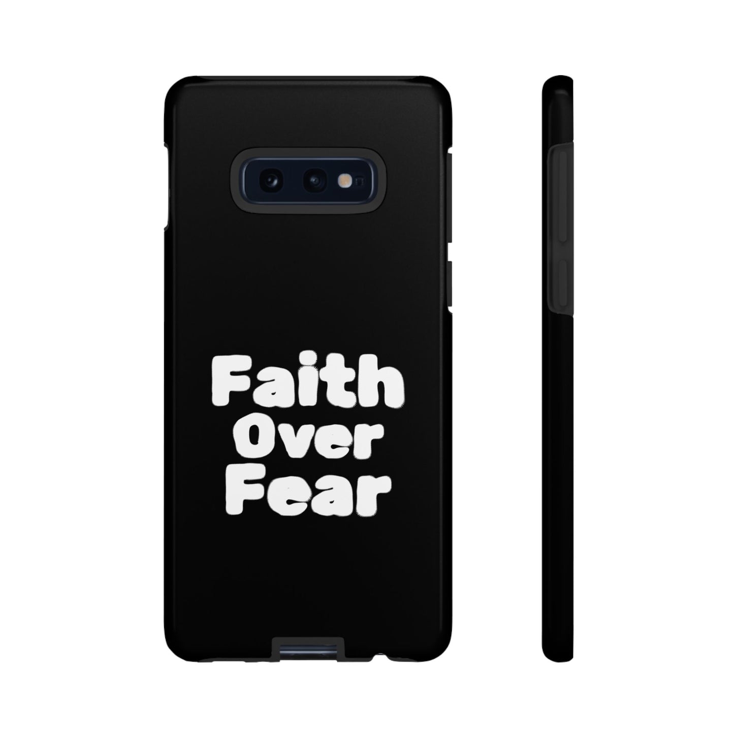 Faith Over Fear Phone Case, Inspirational Case, Motivational Gift, Tough Phone Cover, Unique Cell Protector, Modern Design