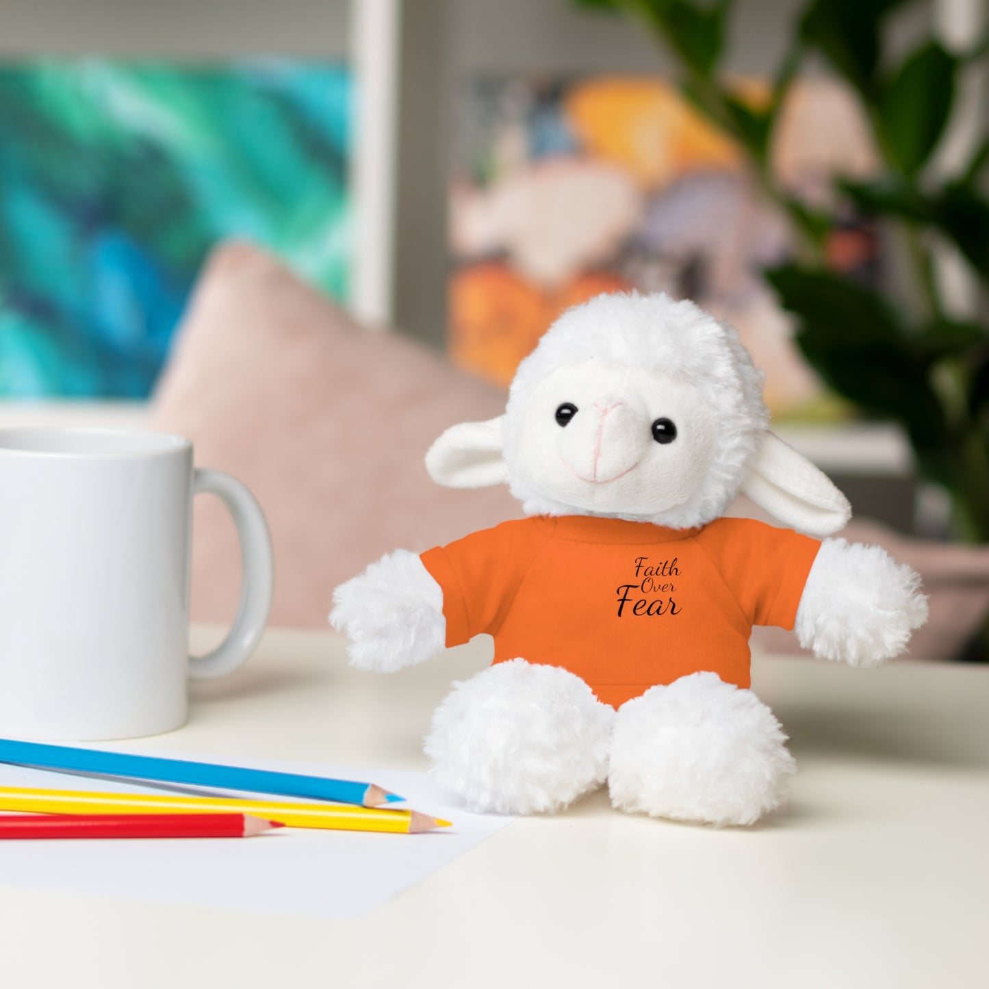 Faith Over Fear Teddy Bear with Tee