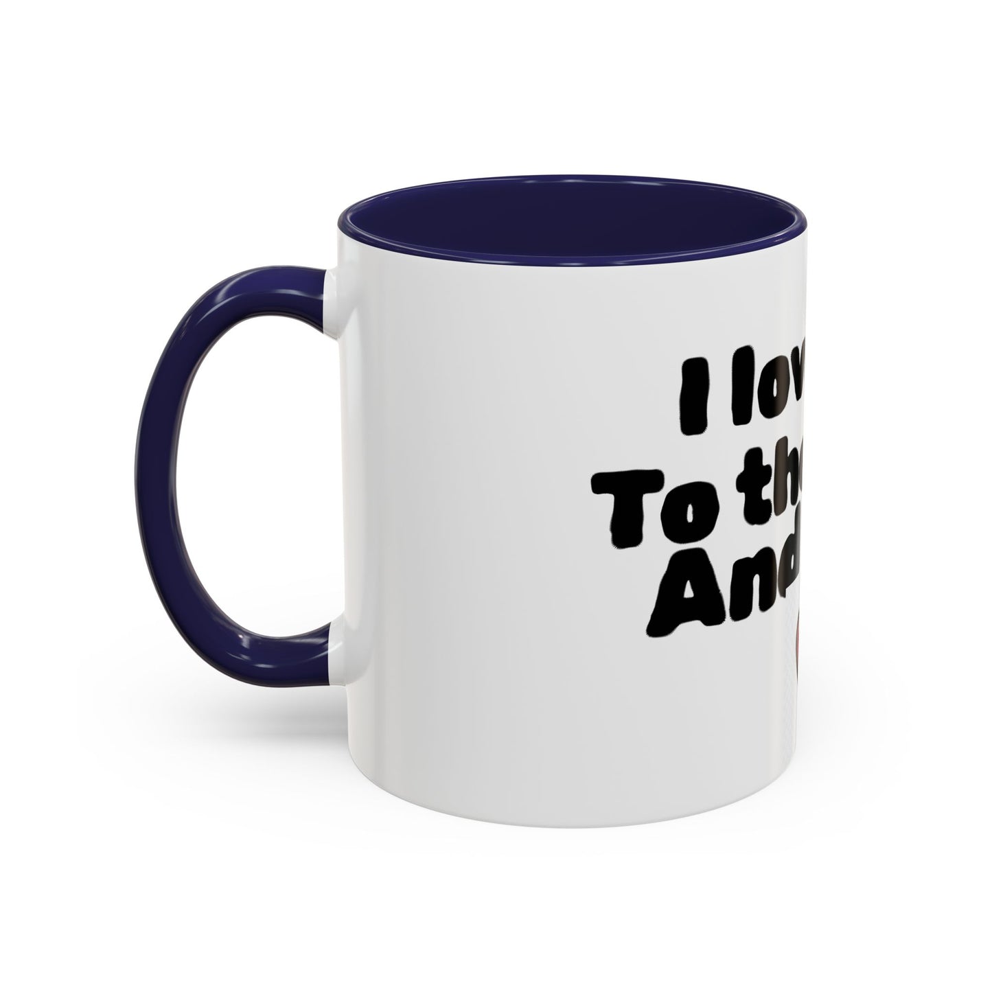 Accent Coffee Mug — "I Love You to the Moon and Back" Romantic Black-Accent Coffee Mug