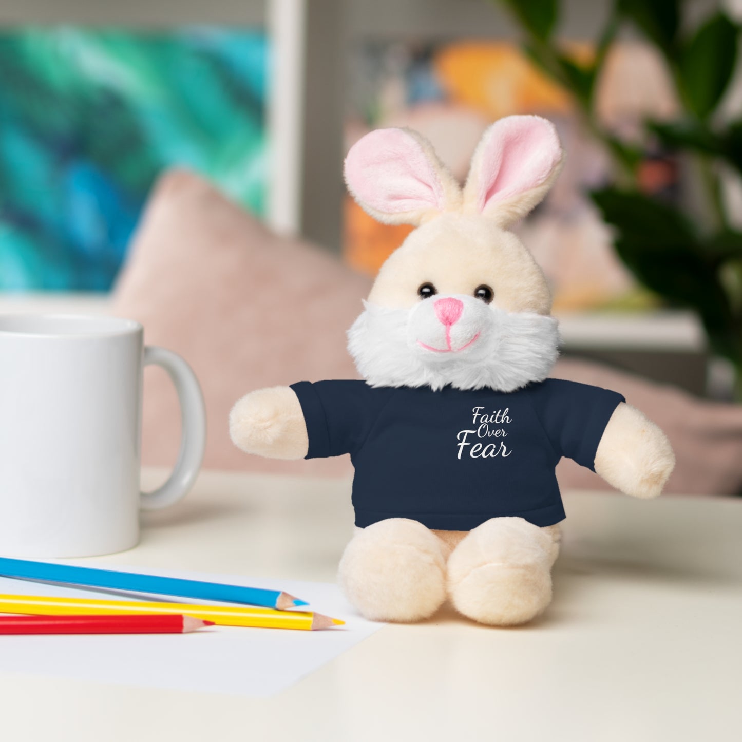 Faith Over Fear Teddy Bear with Tee
