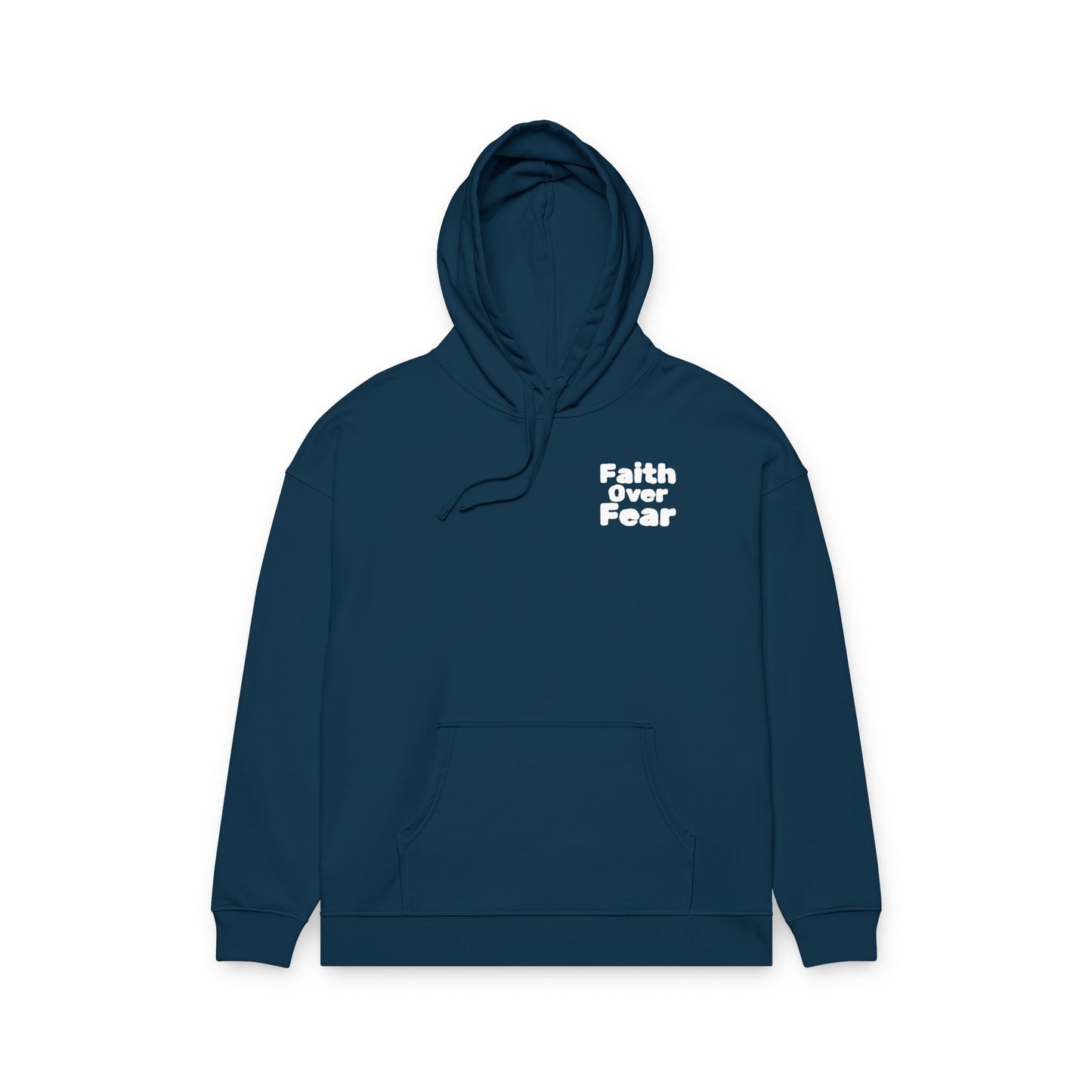 Faith Over Fear Hoodie — Christian Philippians 4:13 Inspirational Pullover