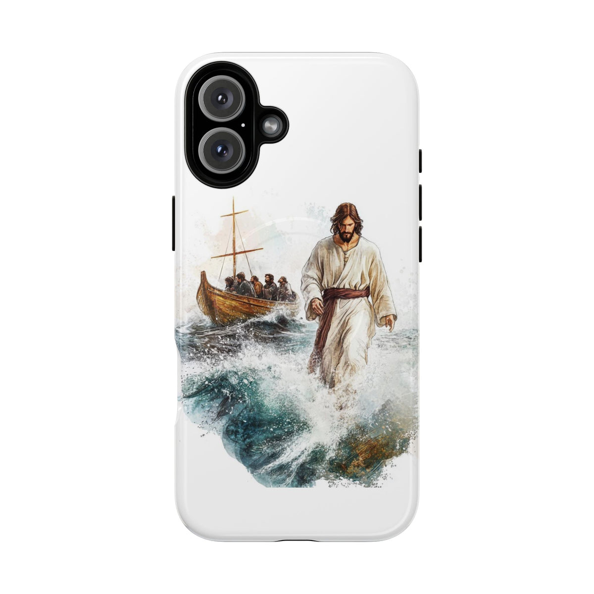 Phone Case — Jesus Walking on Water Design (Tough Magnetic)