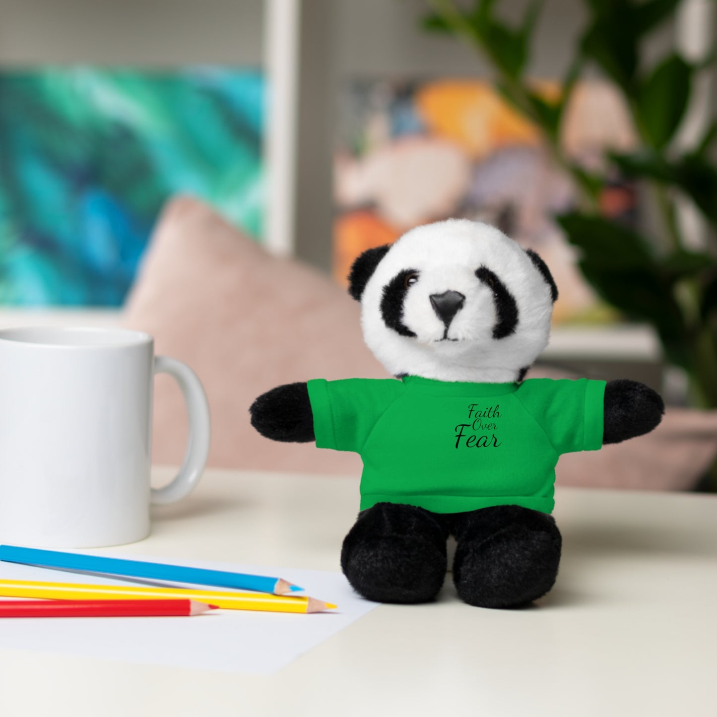 Faith Over Fear Teddy Bear with Tee