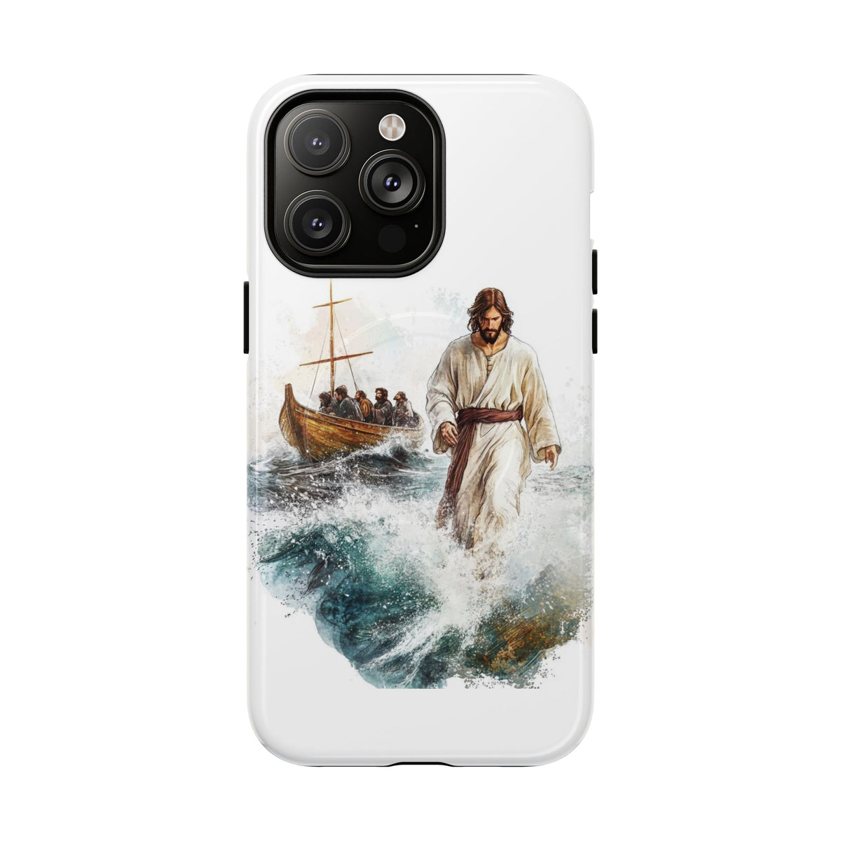 Phone Case — Jesus Walking on Water Design (Tough Magnetic)