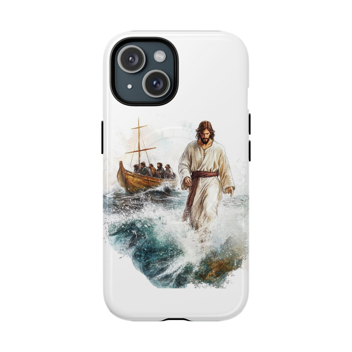 Phone Case — Jesus Walking on Water Design (Tough Magnetic)