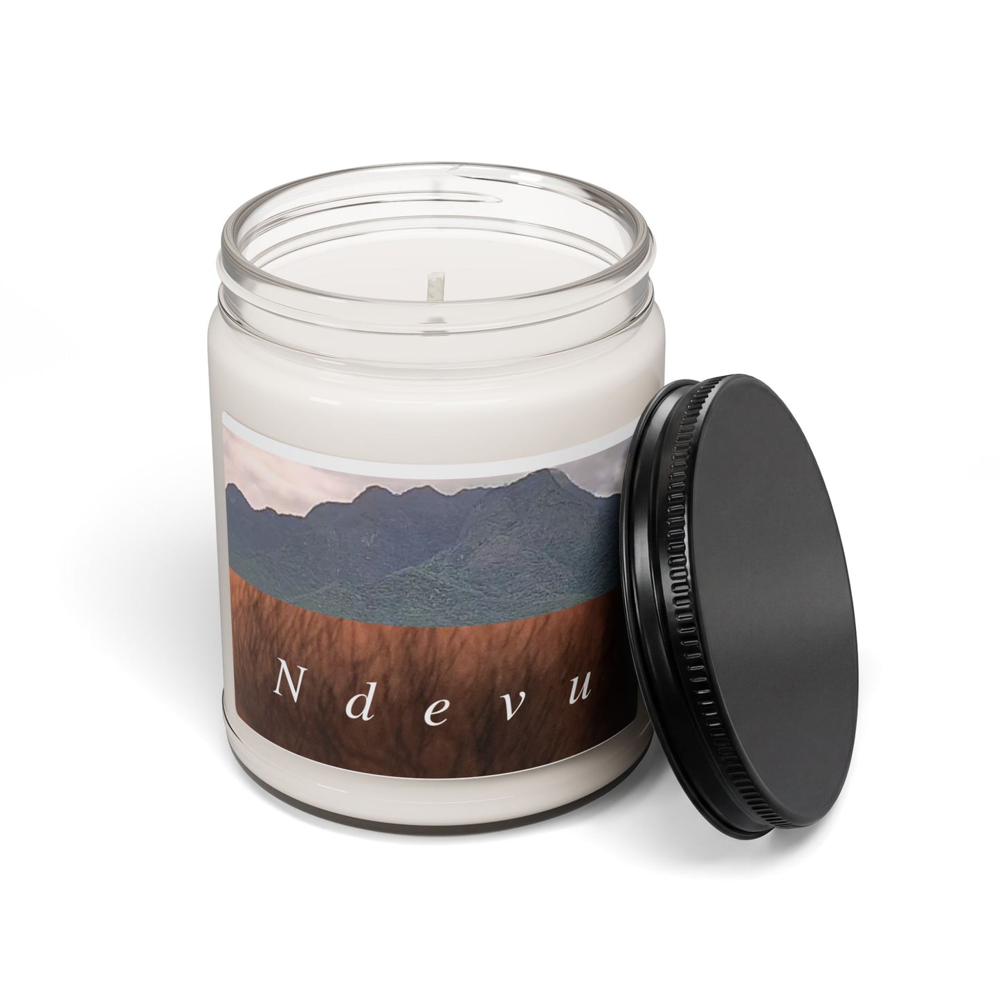 Ndevu Mountain Scented Soy Candle — 9oz Rustic Woodland Fragrance